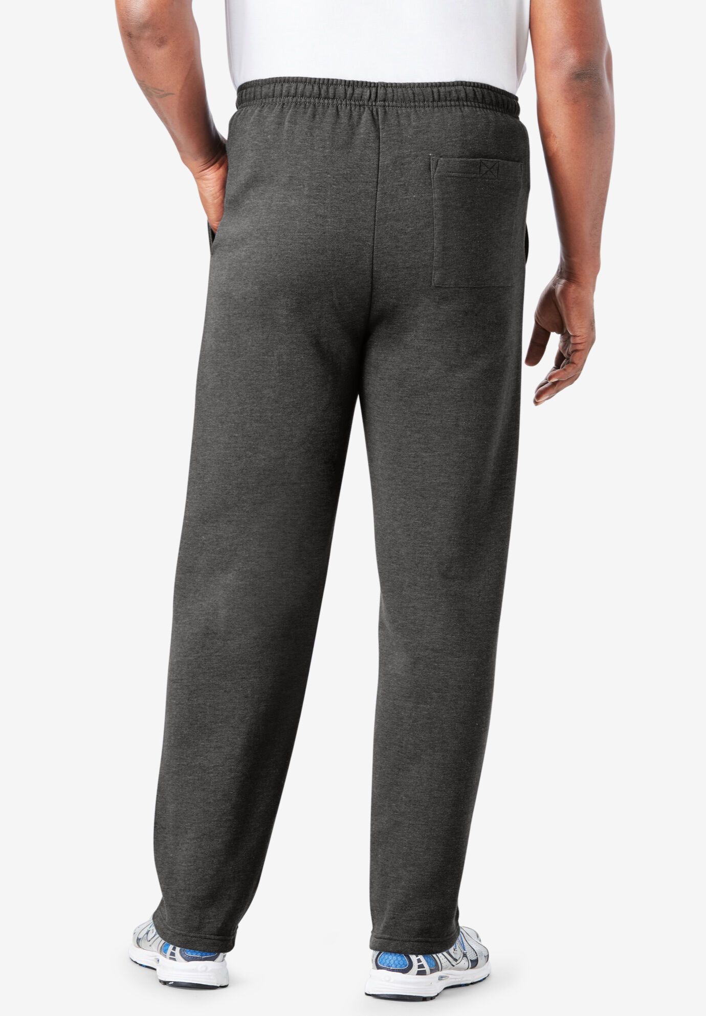 Kingsize Men's Big & Tall Fleece Zip Fly Pants : Target