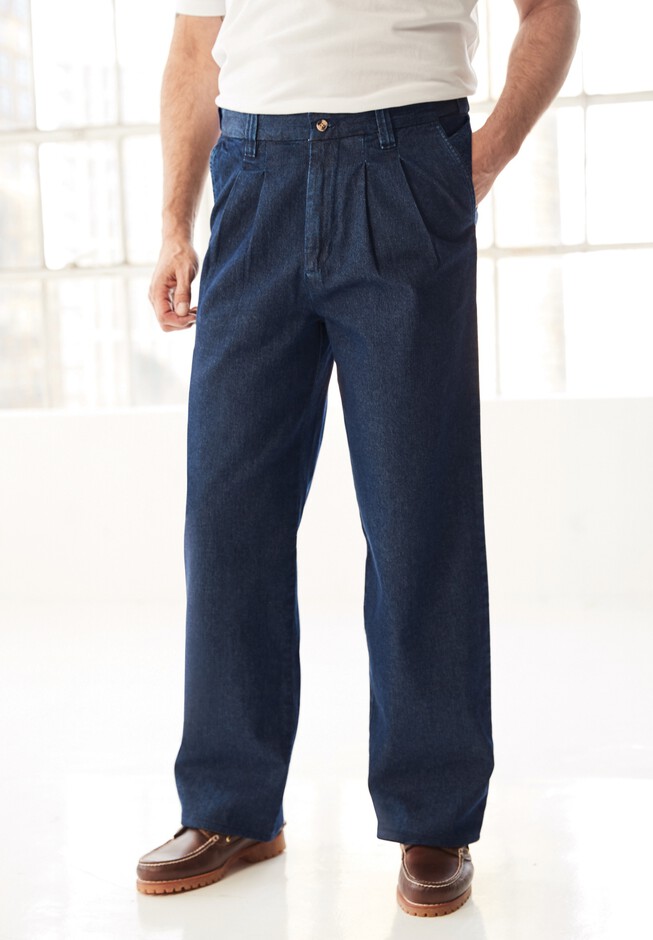 Liberty Blues™ Lightweight Comfort Side-Elastic 5-Pocket Jeans