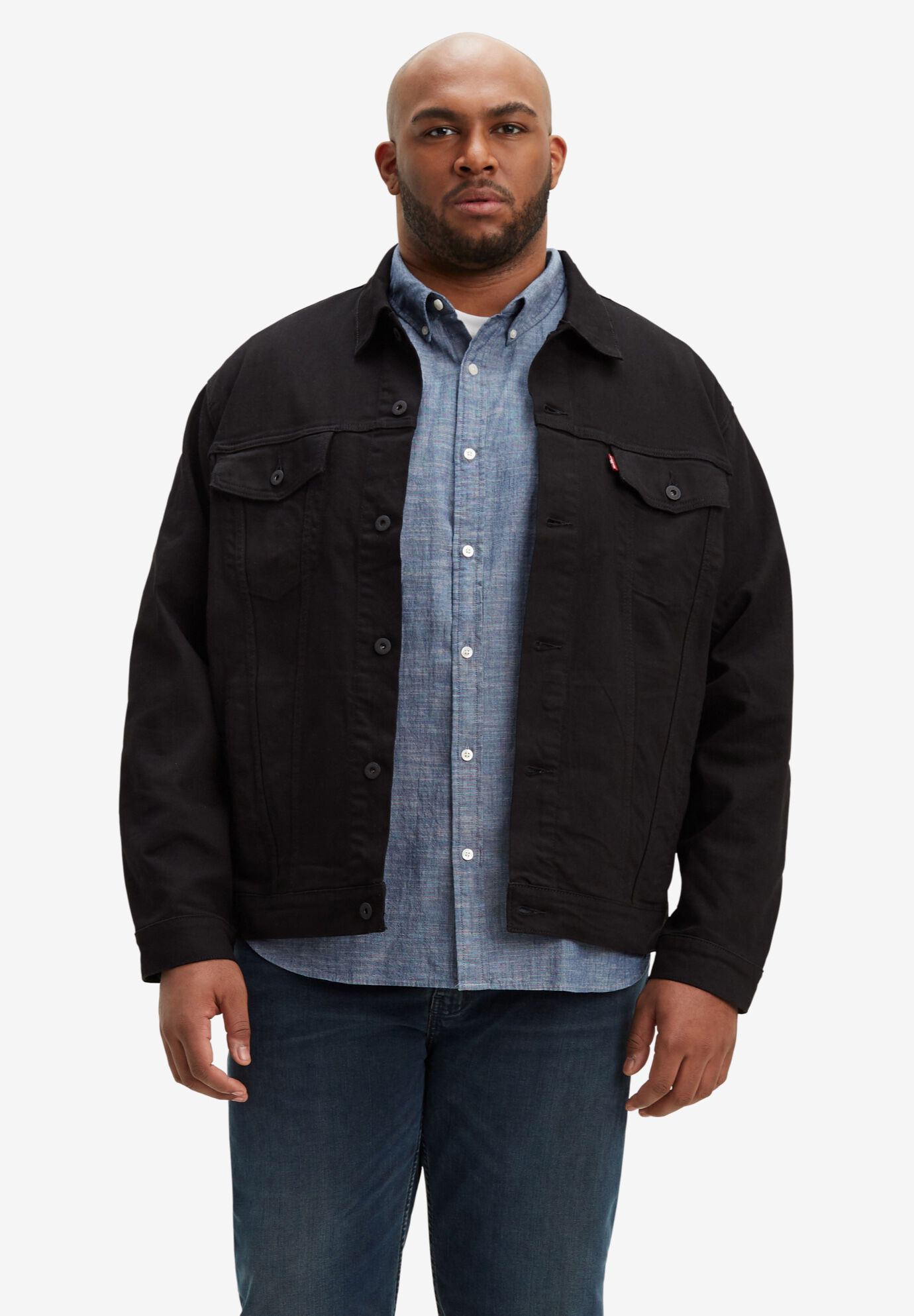 levi's men's trucker jacket big and tall