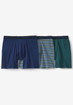 KingSize Men's Big & Tall Classic Cotton Briefs 3-Pack - Big - 7XL,  Assorted Basic Multicolored Underwear