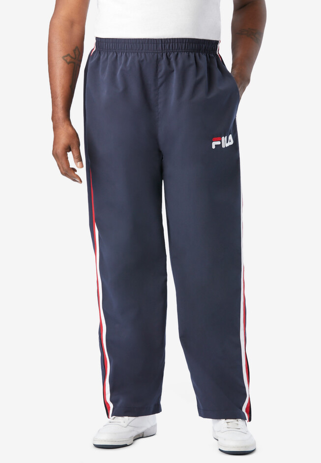 Fila Men's sweat Pants Size Large Navy Blue Draw String Front Zippered  Pockets