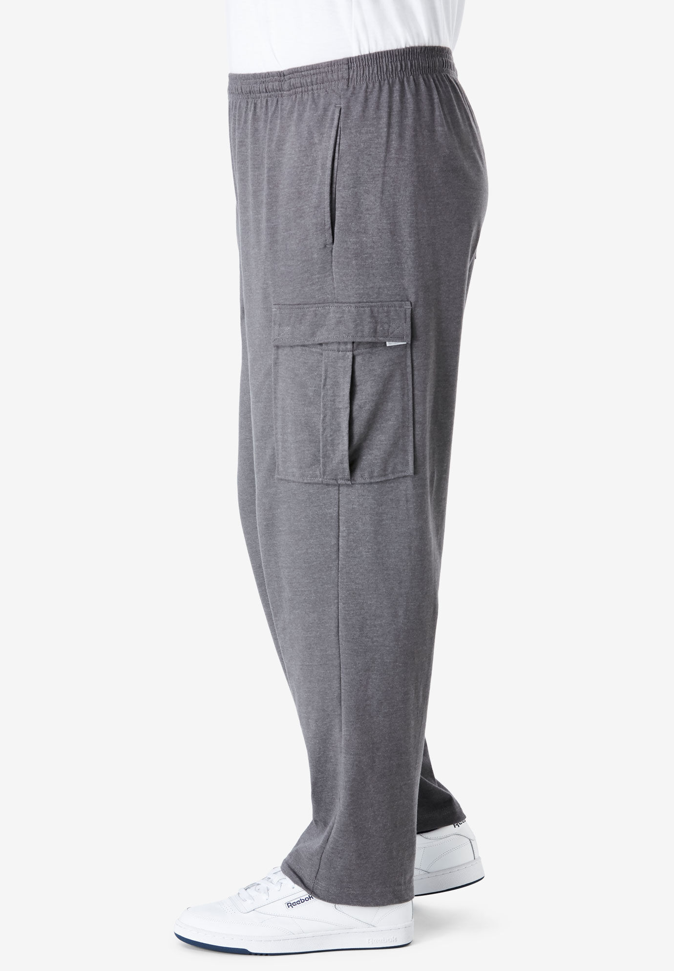 big and tall cargo sweatpants