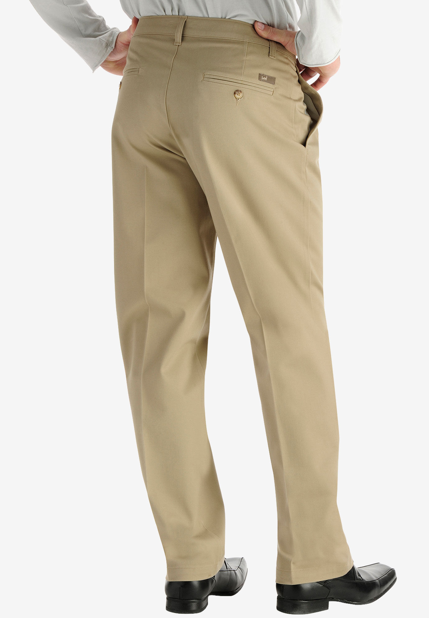 lee relaxed fit khakis