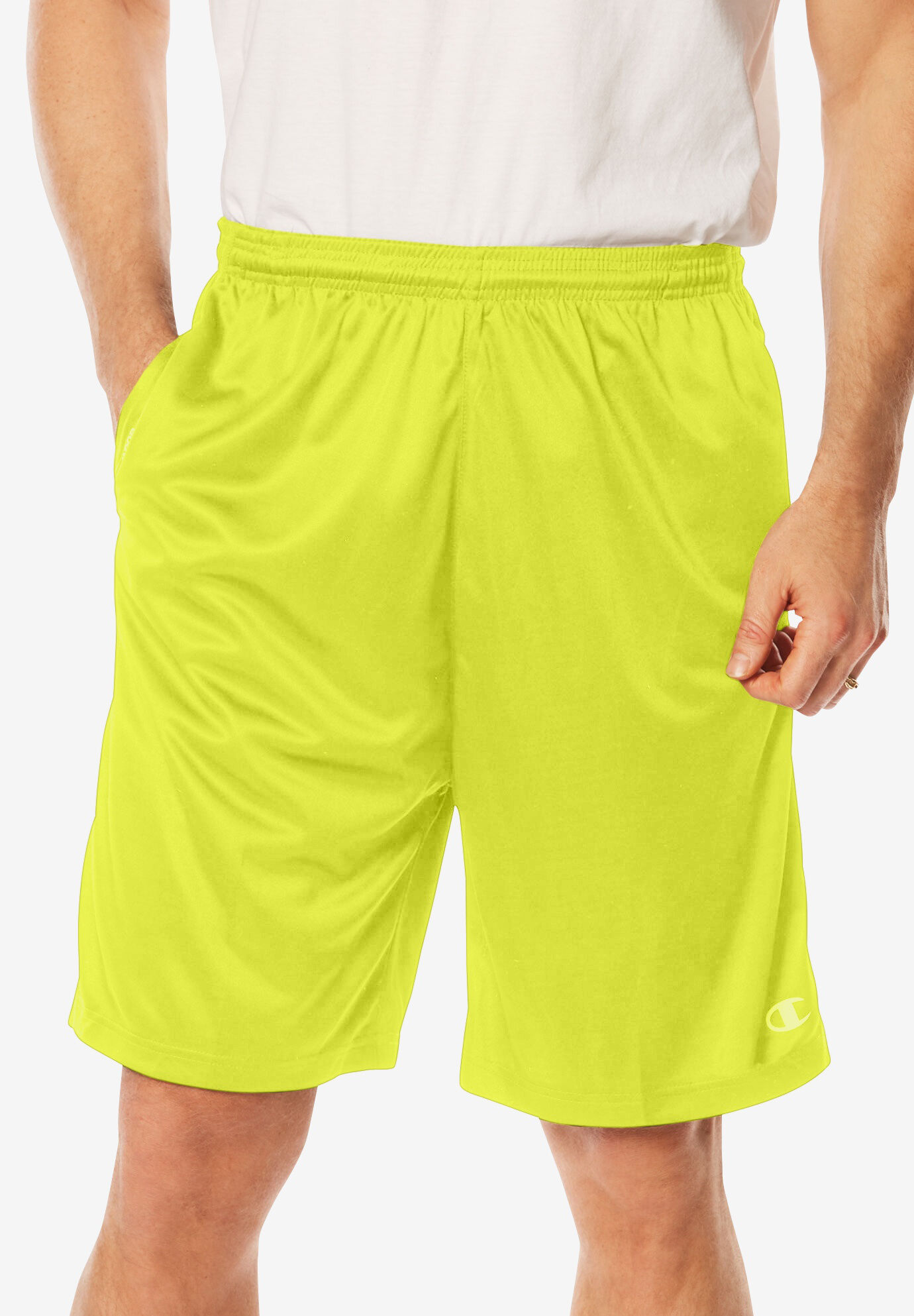 lime green champion shorts