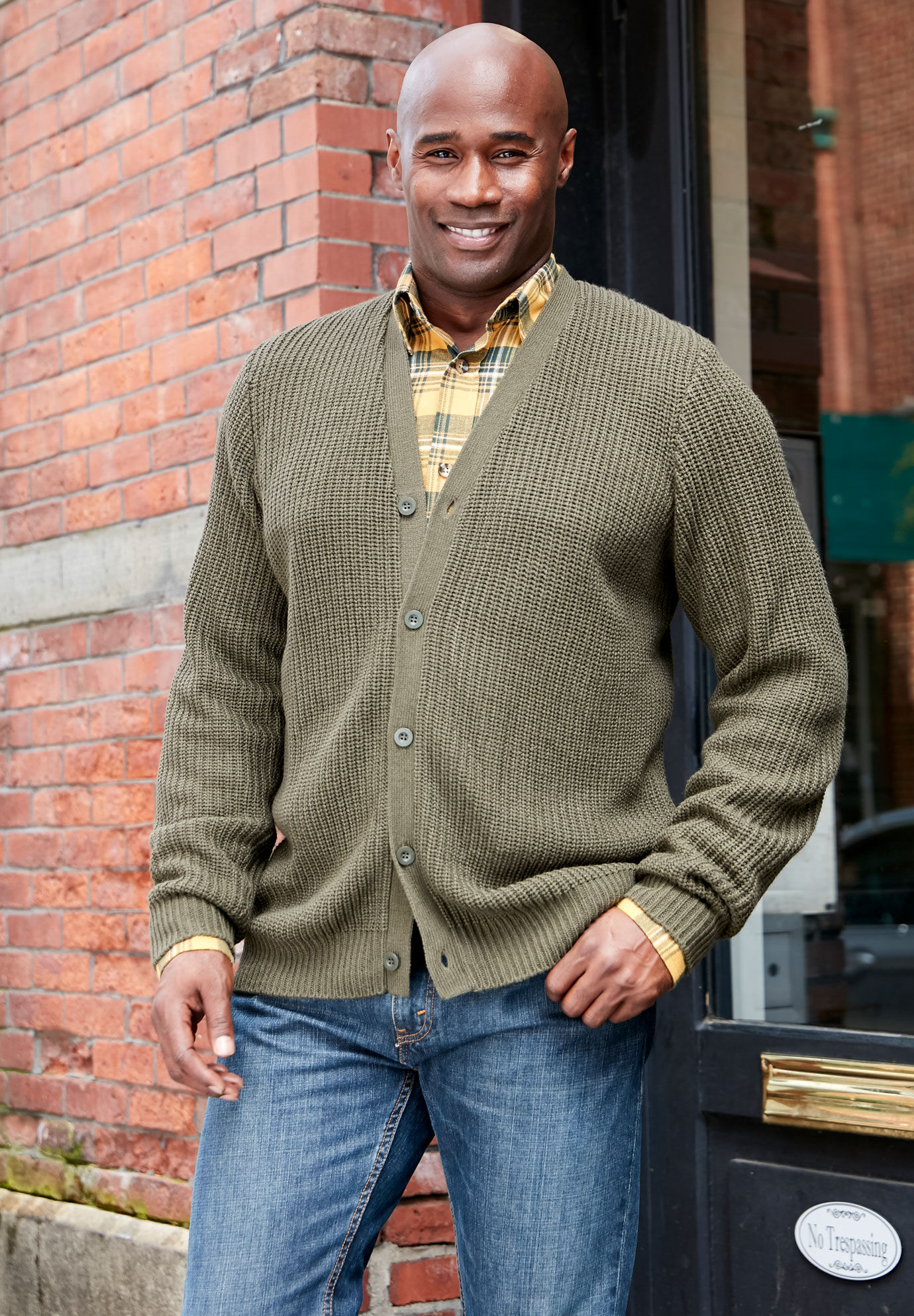 Kingsize Men's Big & Tall Shaker Knit Crewneck Sweater - Big - 7xl