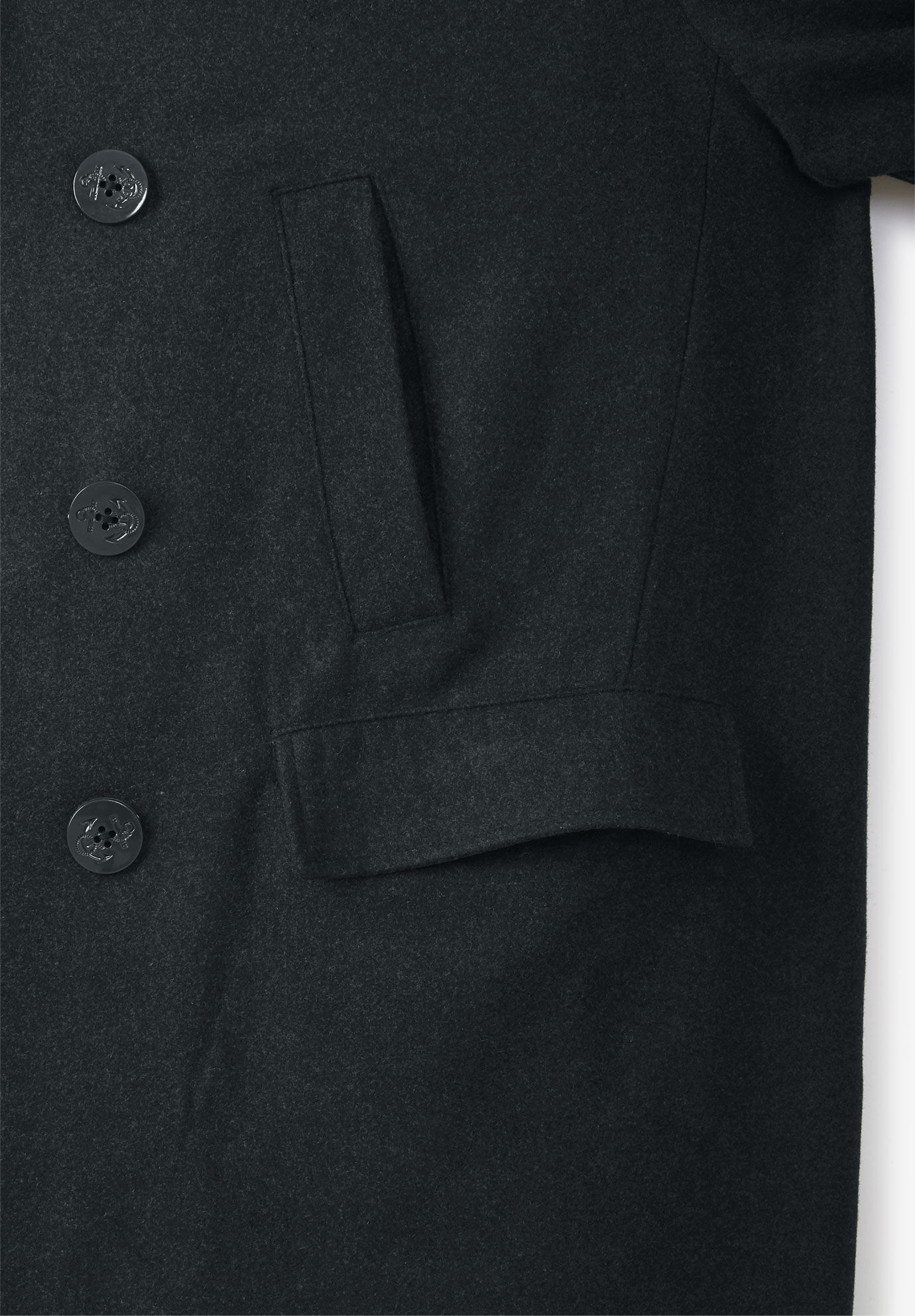 Liberty Blues™ Double-Breasted Wool Peacoat | King Size