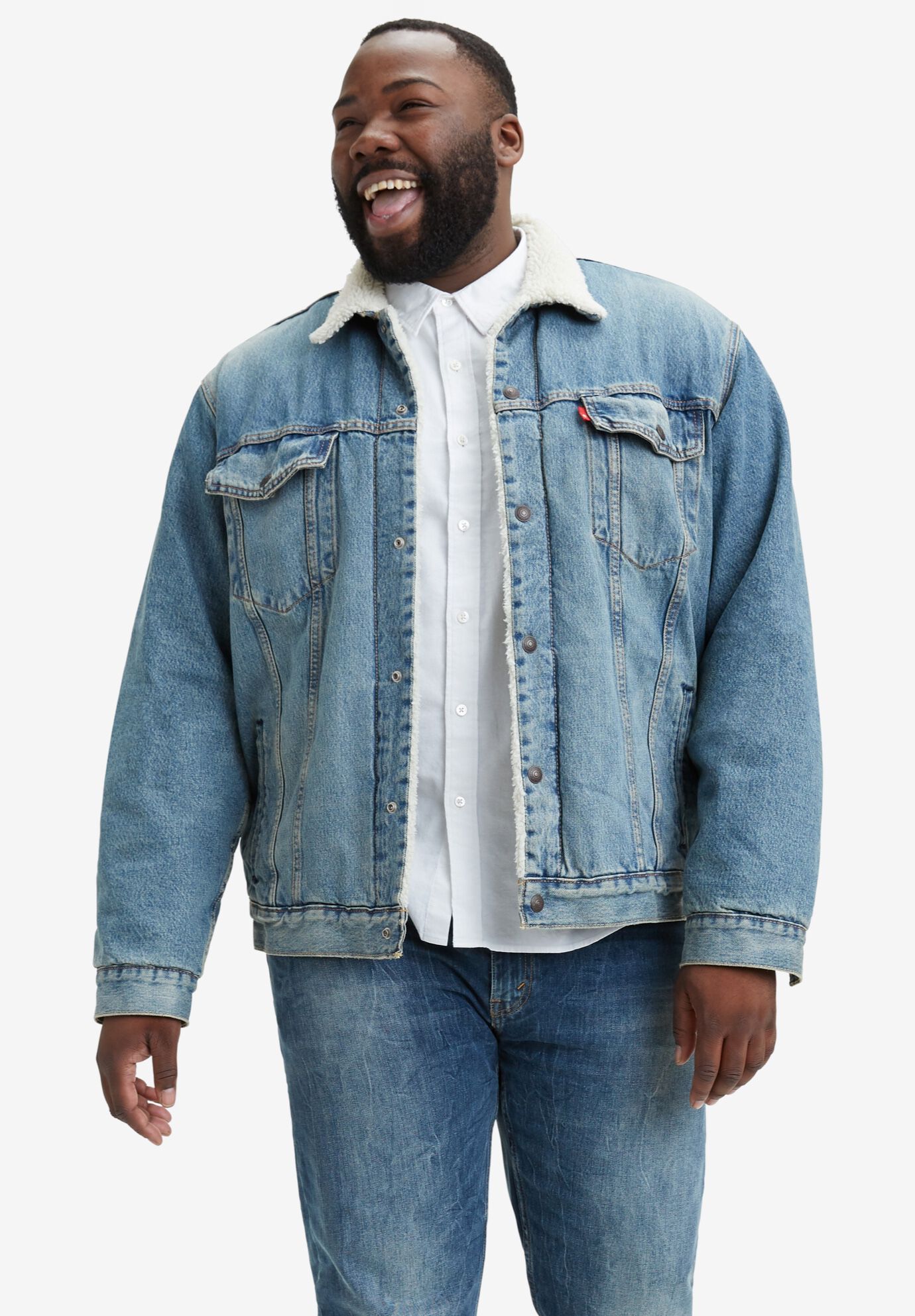 big and tall denim outfits