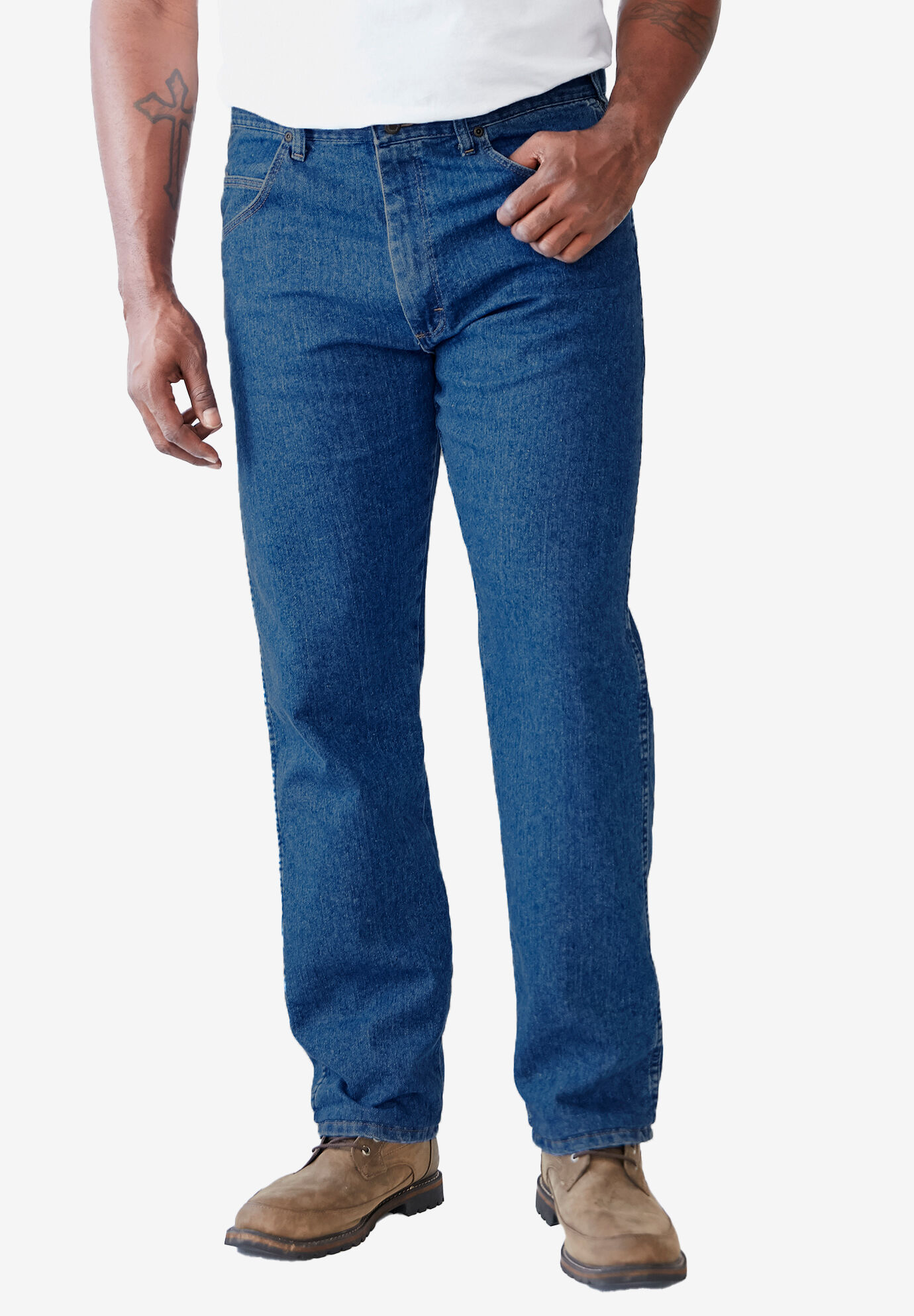 relaxed stretch jeans