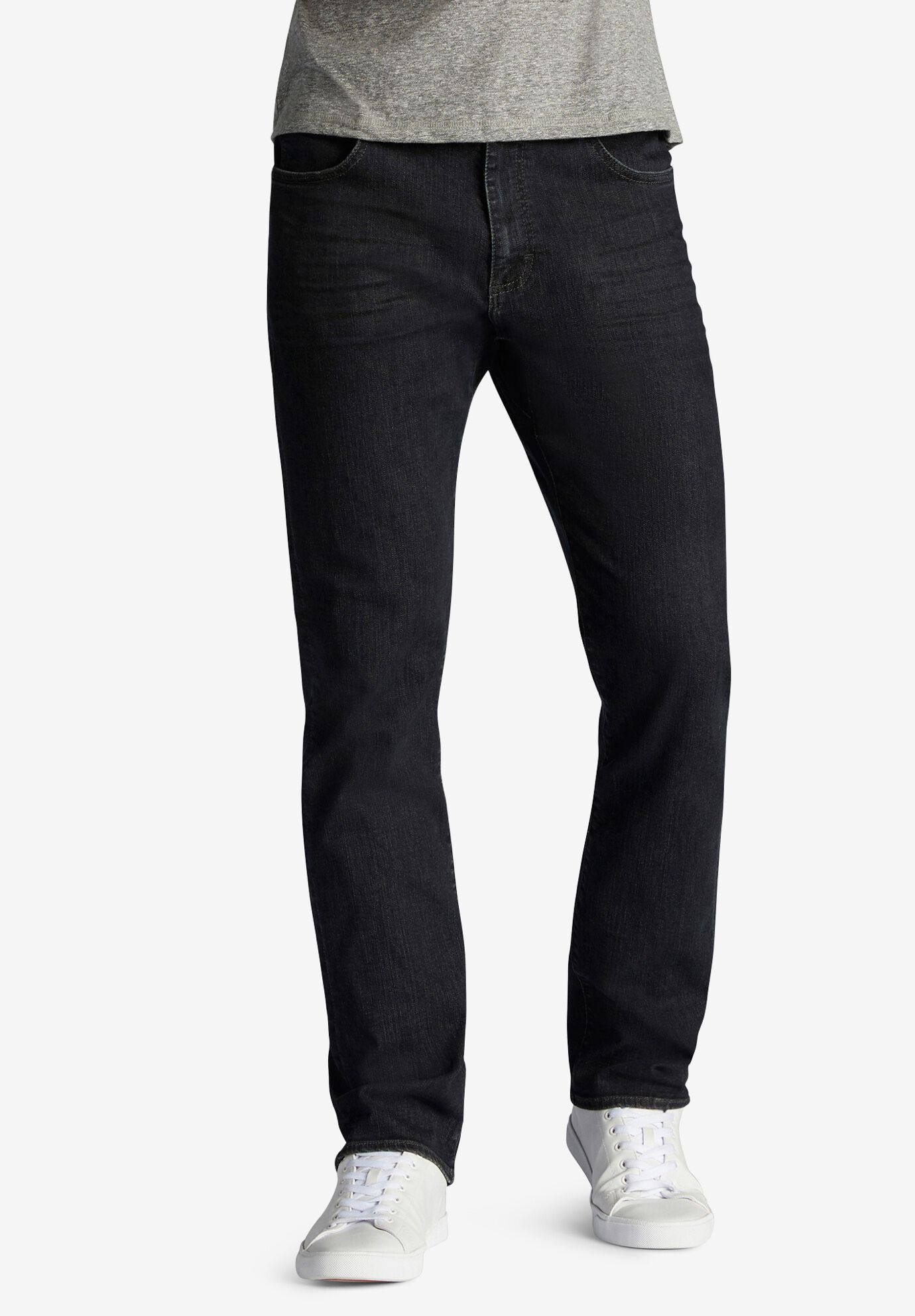 extreme motion athletic tapered leg jeans