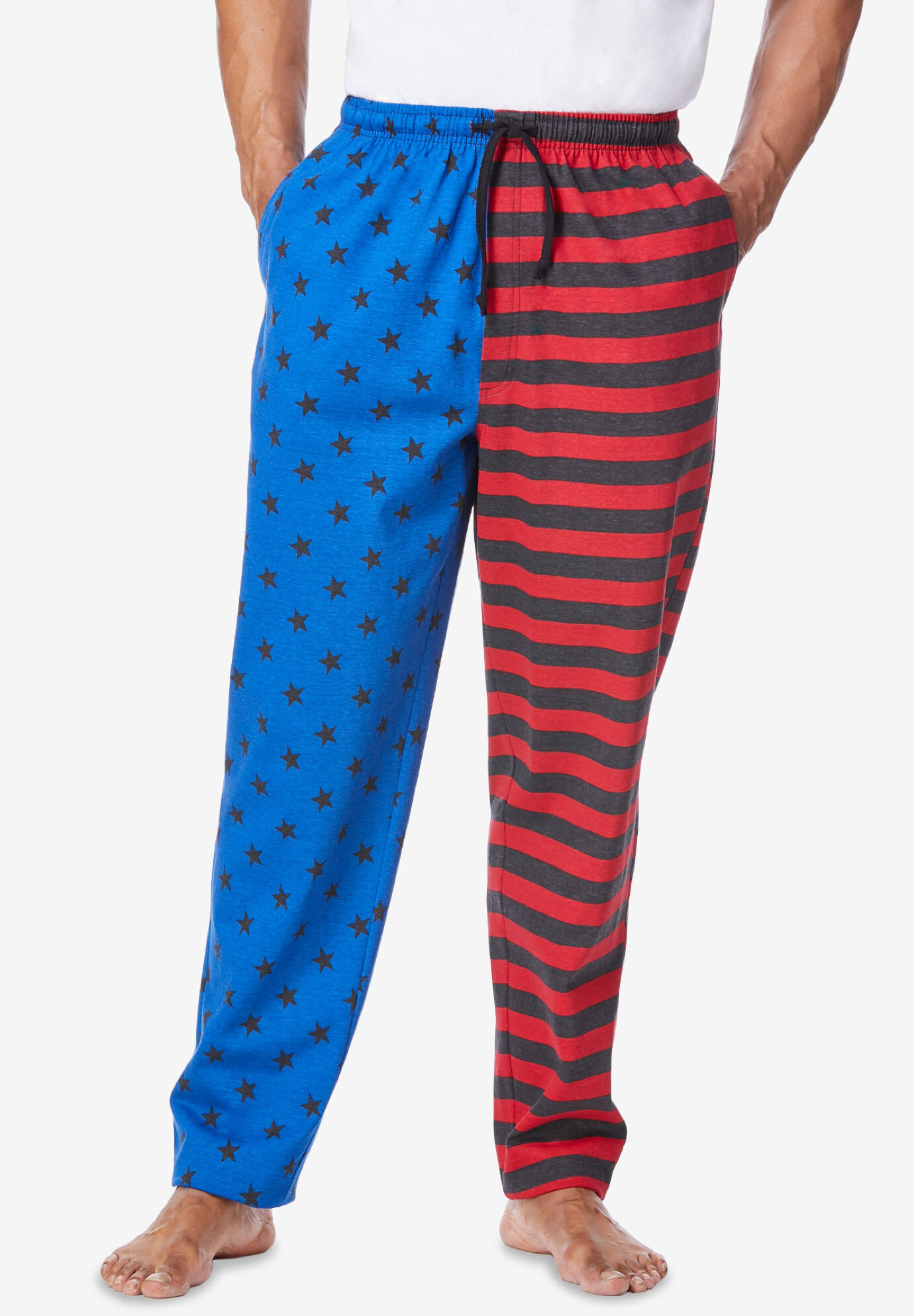 Lightweight Cotton Jersey Pajama Pants | King Size