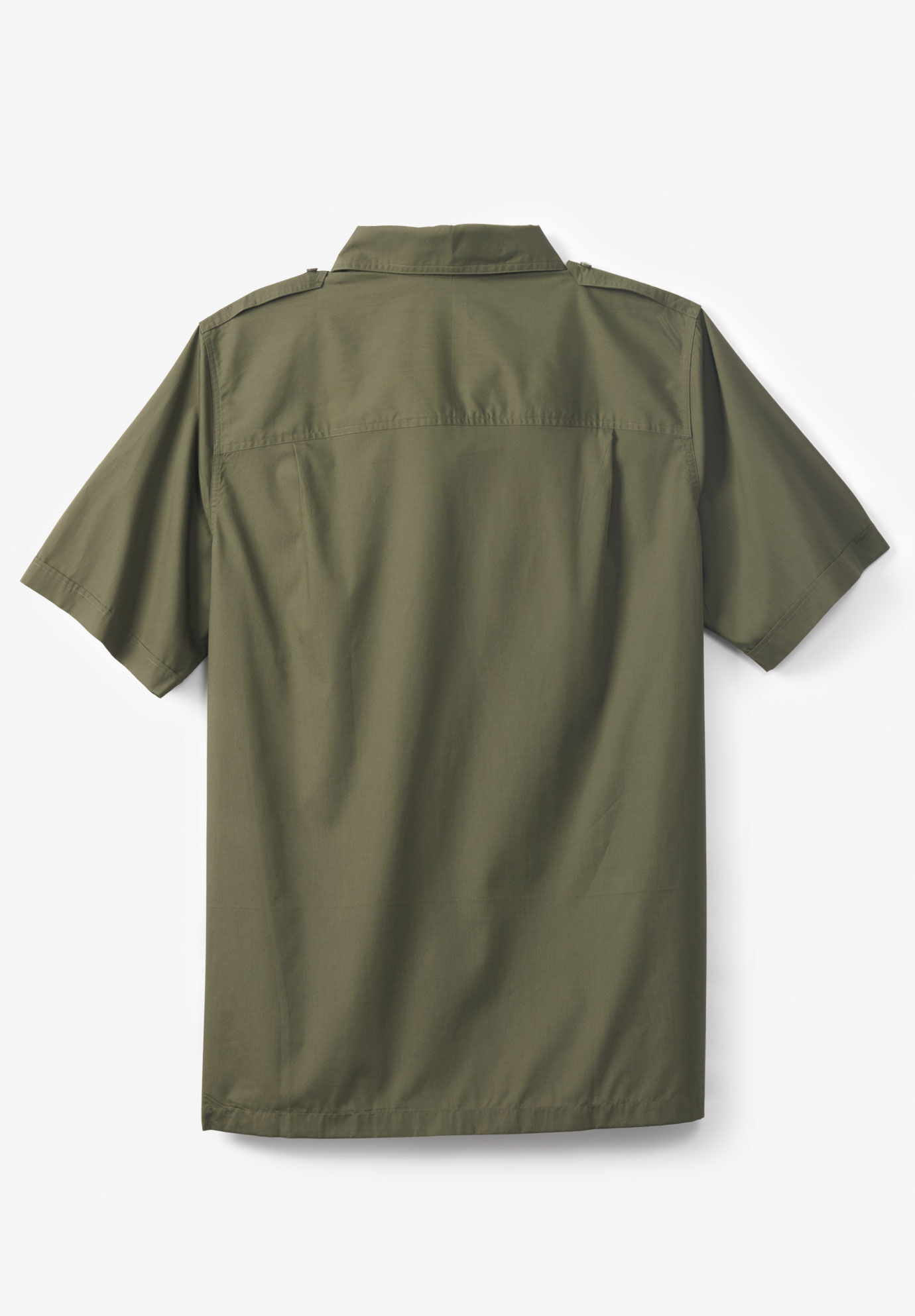 Short Sleeve Pilot Shirt by Boulder Creek® | King Size