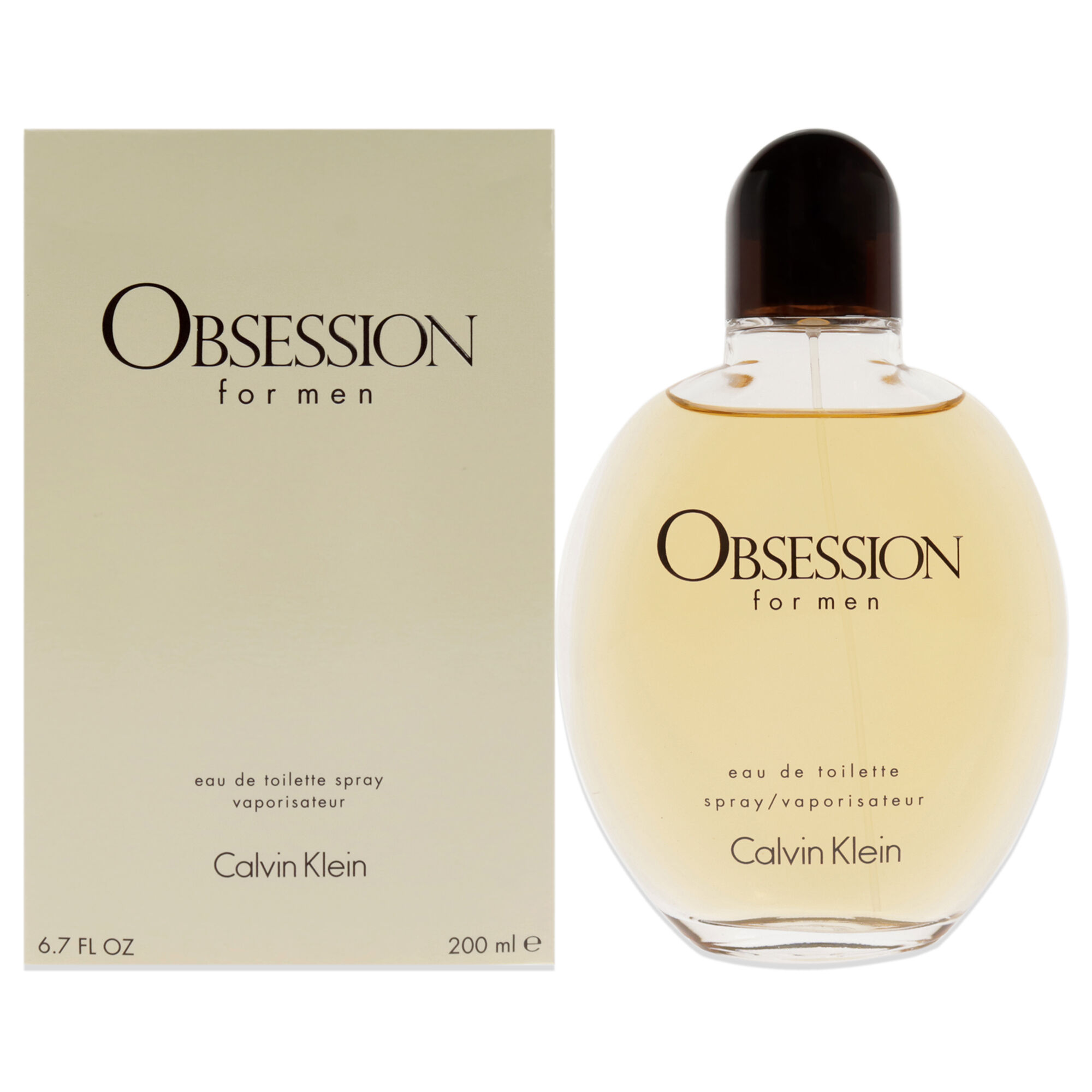 Calvin Klein Obsession for Men Eau de Toilette Spray - 6.7 oz.