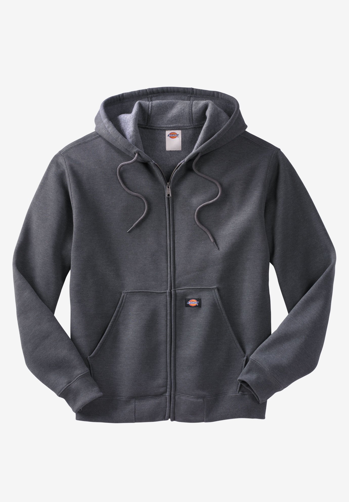Midweight Full Zip Hoodie by Dickies®| Big and Tall Activewear | King Size