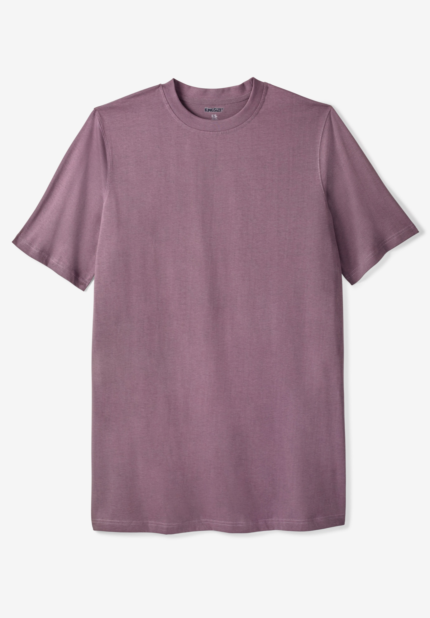 Lightweight Longer-Length Crewneck T-Shirt | King Size