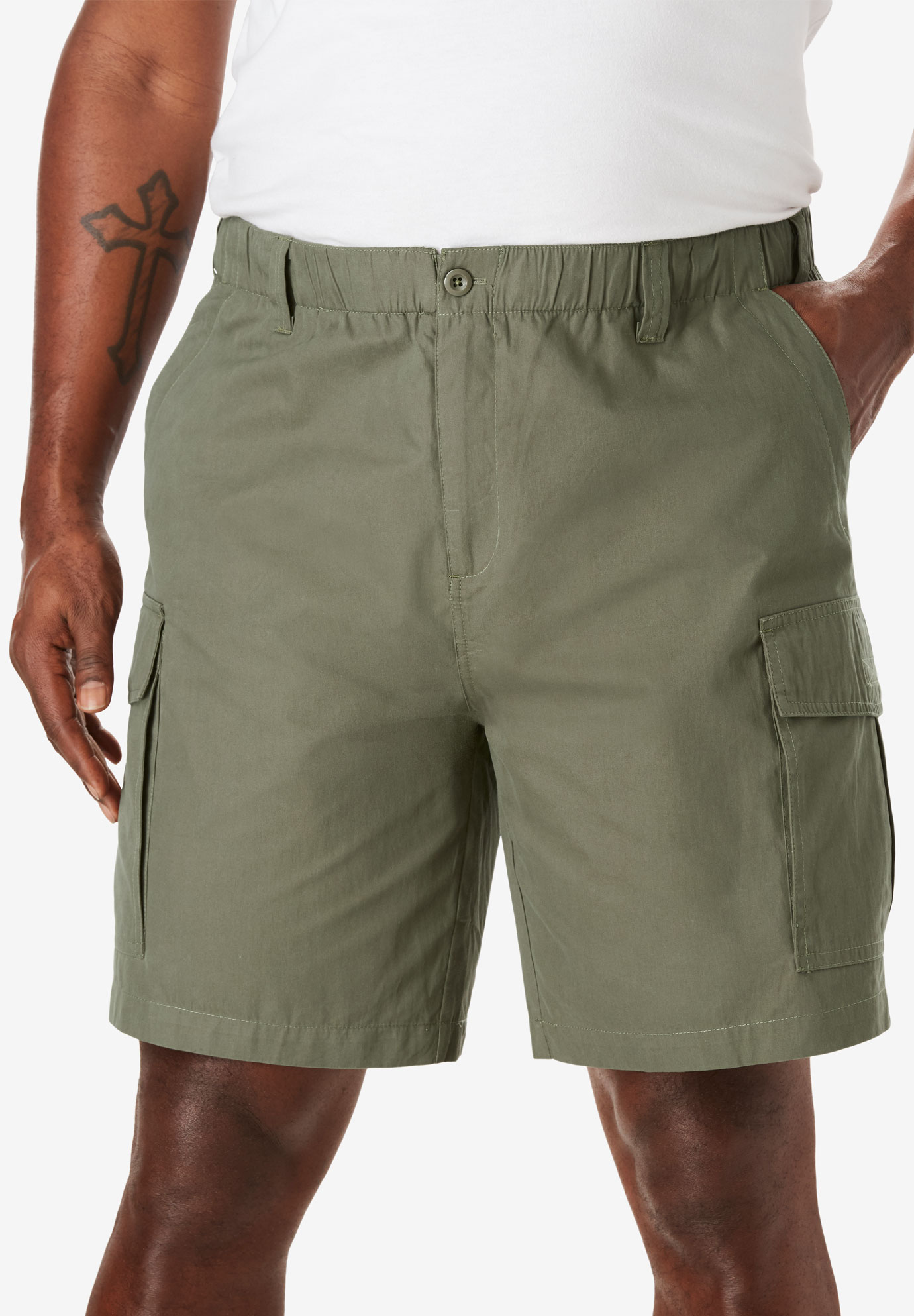 moisture wicking cargo shorts