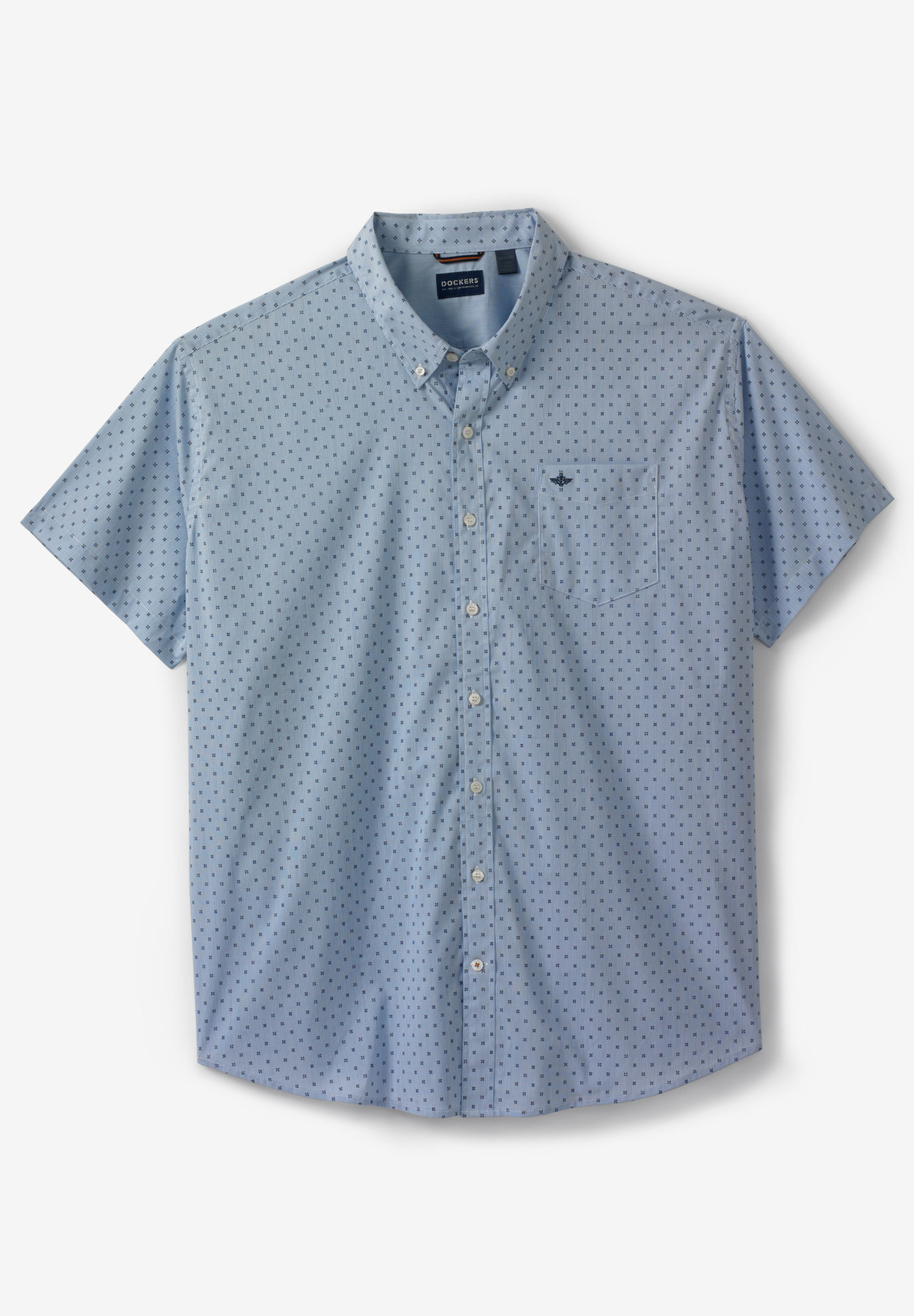 Dockers® Short-Sleeve Comfort Flex Woven Shirt | King Size