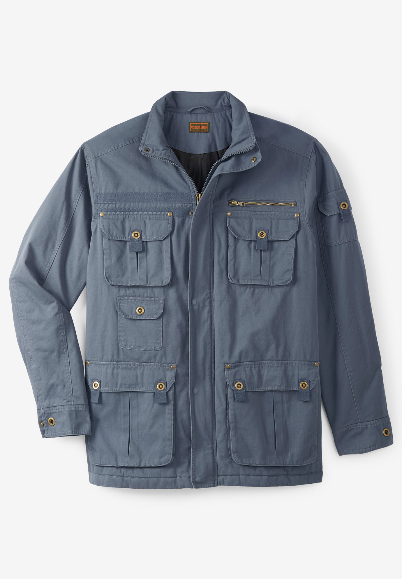 Boulder Creek® Multi-Pocket Twill Jacket | Big and TallOuterwear | King ...