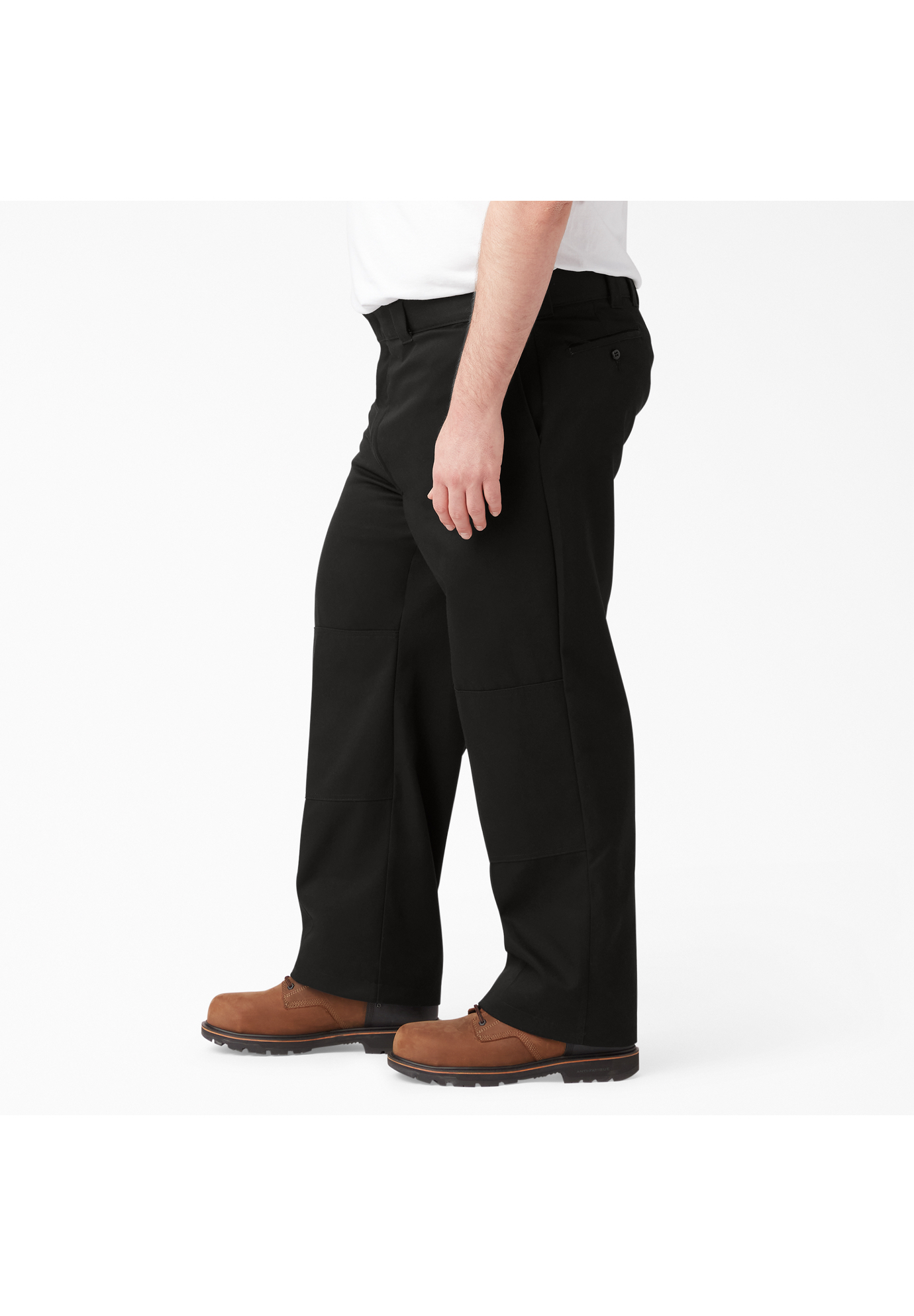 Loose Fit Double Knee Work Pants Casual Pants