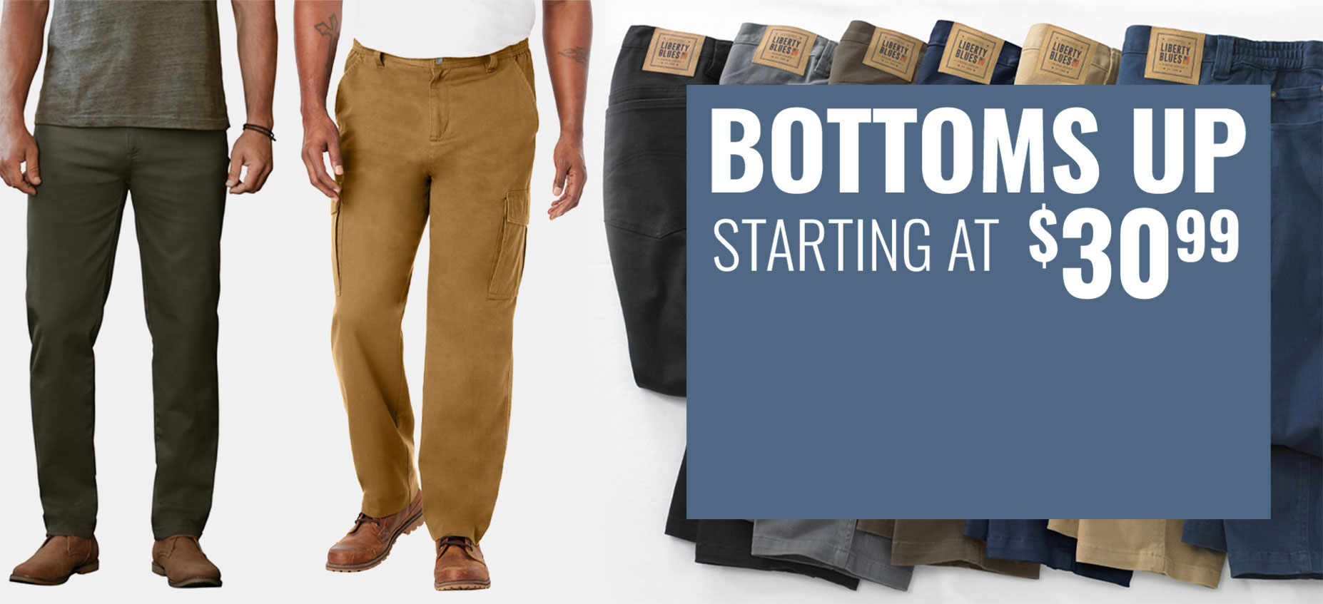 bottom's up starting at 30.99