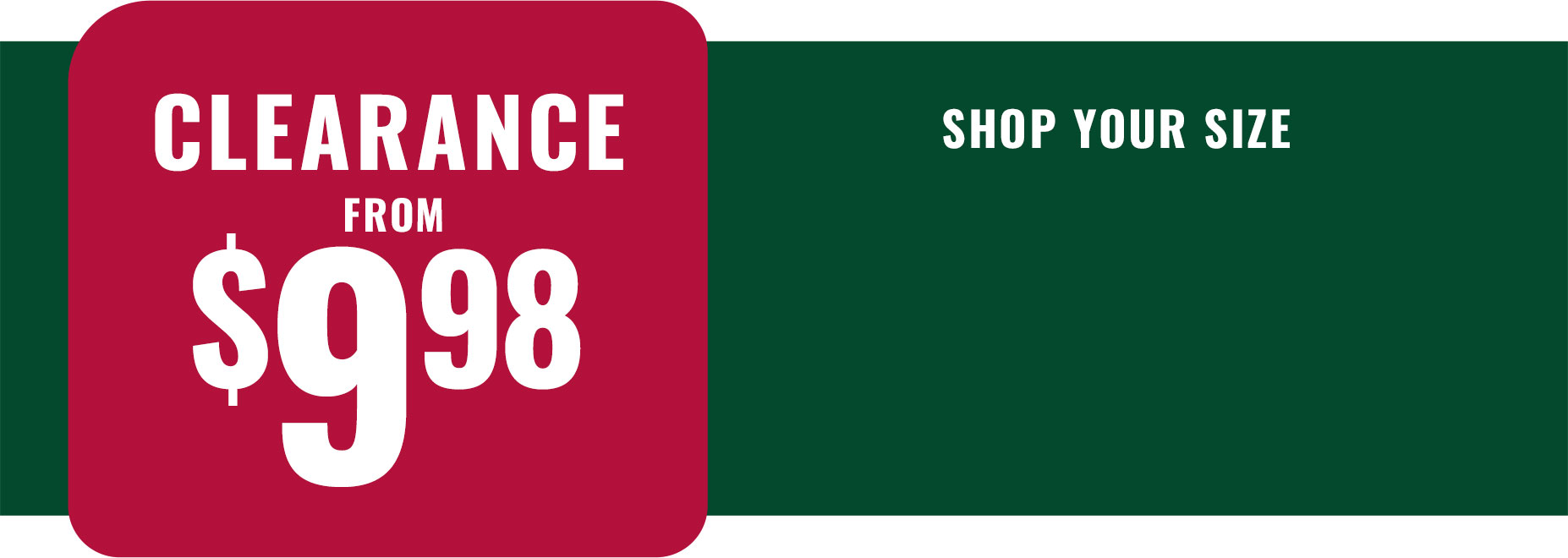 clearance from $9.98