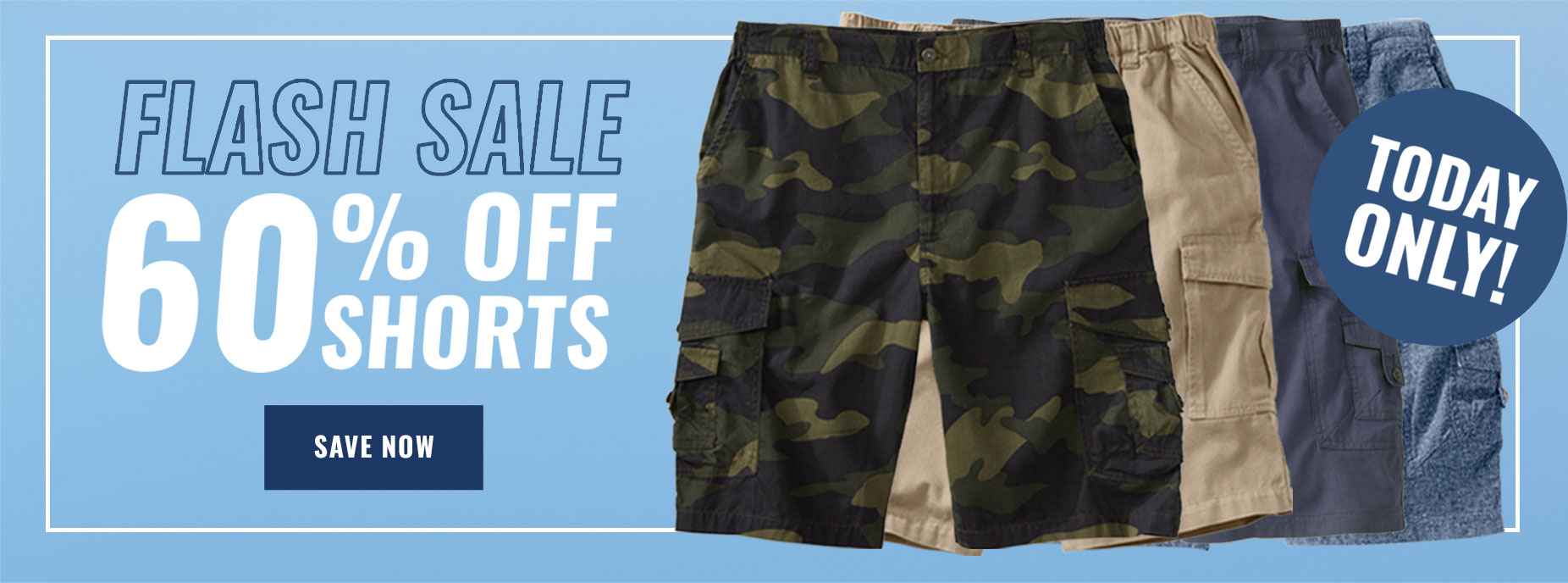 Flash Sale up to 60% off shorts